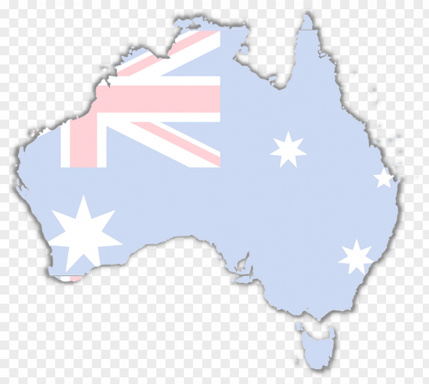 Australia Flag Of Map Tree PNG