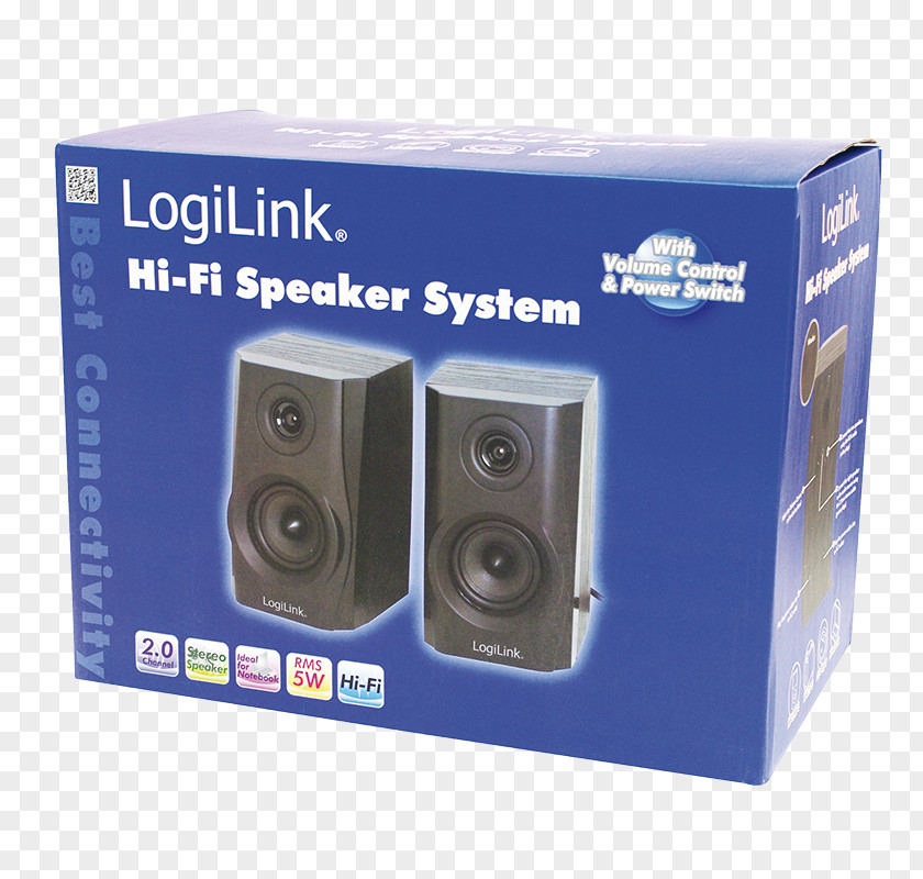 Hi-fi Computer Speakers Subwoofer Loudspeaker 2direct LogiLink Powered PNG