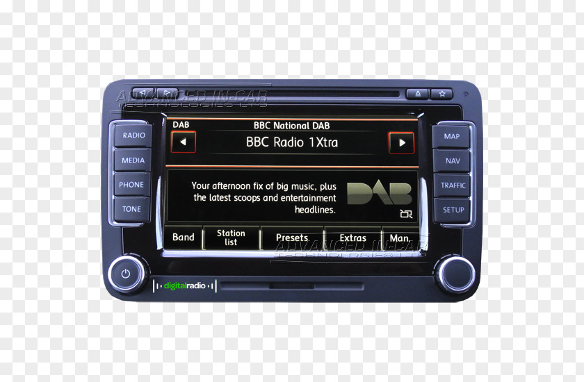 Volkswagen Car Digital Audio Broadcasting Radio PNG