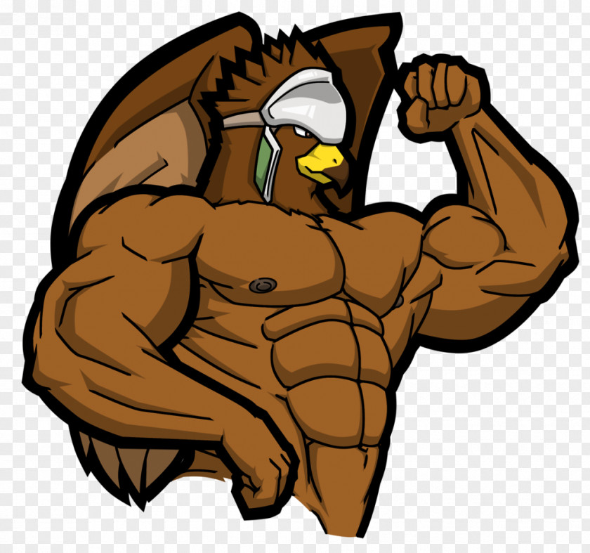 Cartoon Eagle Muscle Dog Art Bodybuilding PNG