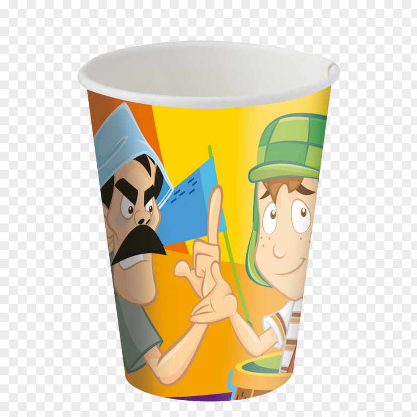 Cup Paper La Chilindrina Coffee PNG