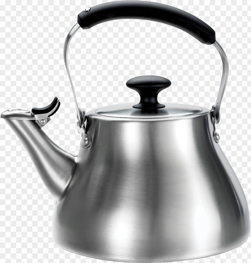 Kettle Image Teapot Stainless Steel Kitchen PNG