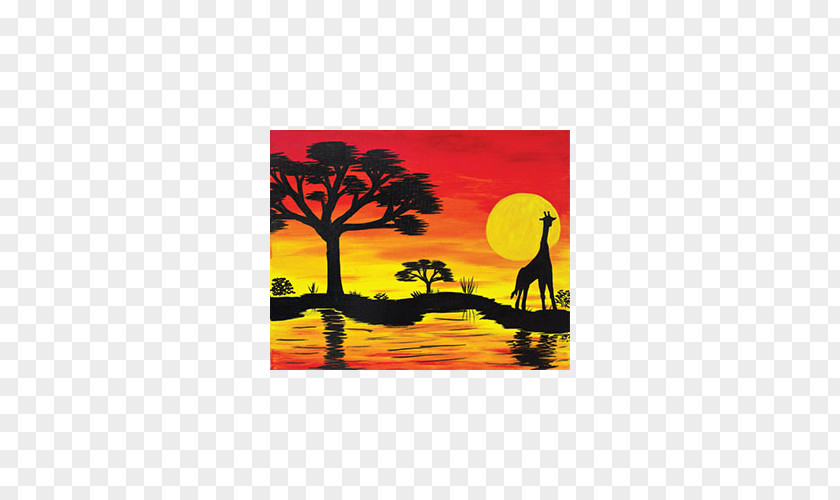 Painting Giraffe Art Acrylic Paint Fun With Pottery PNG