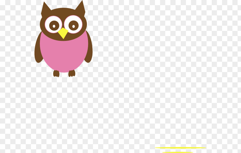 Pink Owl Bird Clip Art PNG