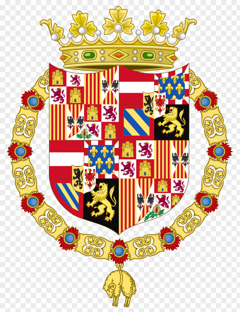 Spanish Coat Of Arms Spain Duchy Milan Monarch PNG