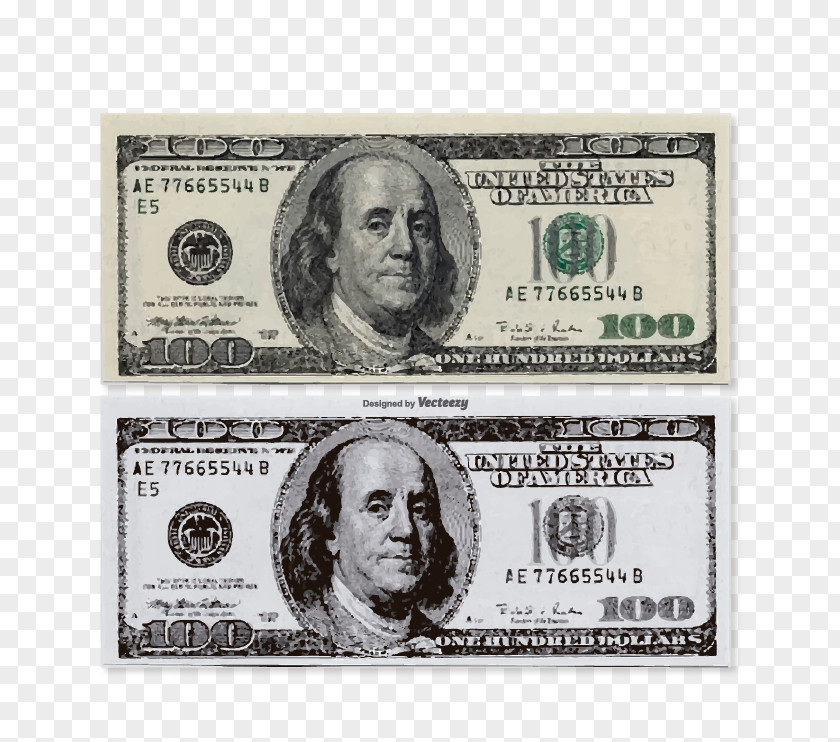 Vector Dollar Bill Free Pictures United States One Hundred-dollar One-dollar Banknote Federal Reserve Note PNG