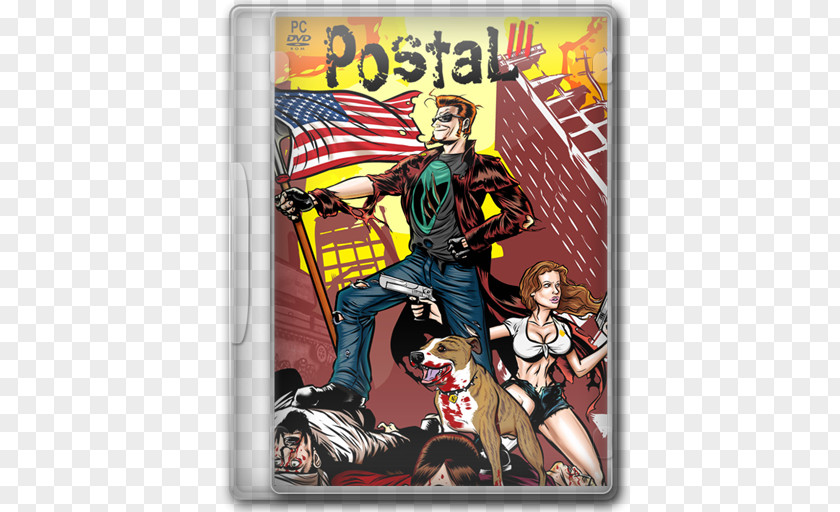 Postal III Fictional Character Comic Book PNG