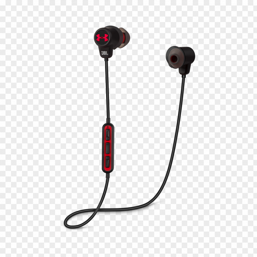 Ear Earphone Harman Under Armour Sport Wireless Heart Rate JBL Headphones Freestanding UAWIRELESSB Black Bluetooth PNG