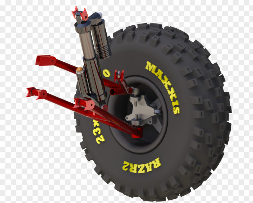 Front Suspension Tire Car Wheel Baja SAE Vehicle PNG