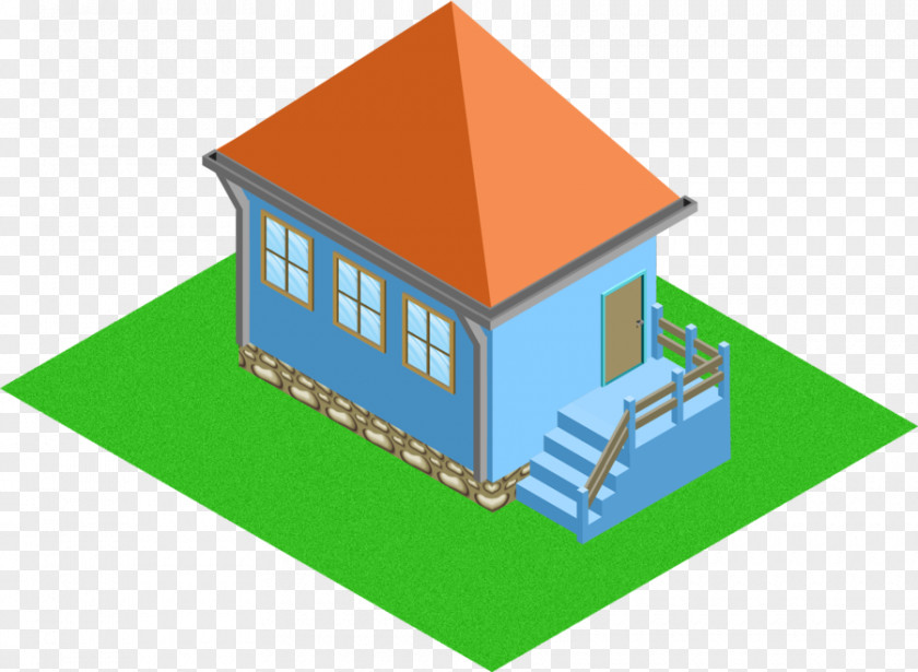 Isometric Building House Property Facade Real Estate PNG