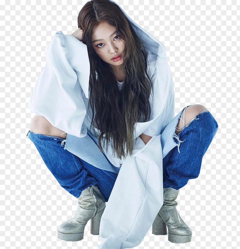 Mid Ad Jennie Kim BLACKPINK Dazed K-pop Art PNG