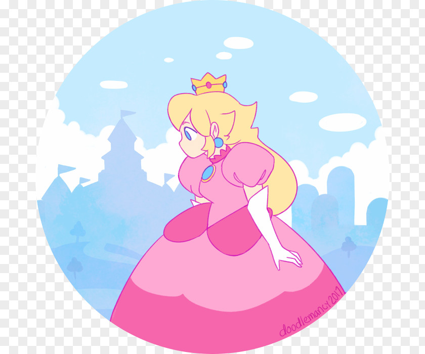 Princess Peach Crown Digital Art DeviantArt Artist PNG