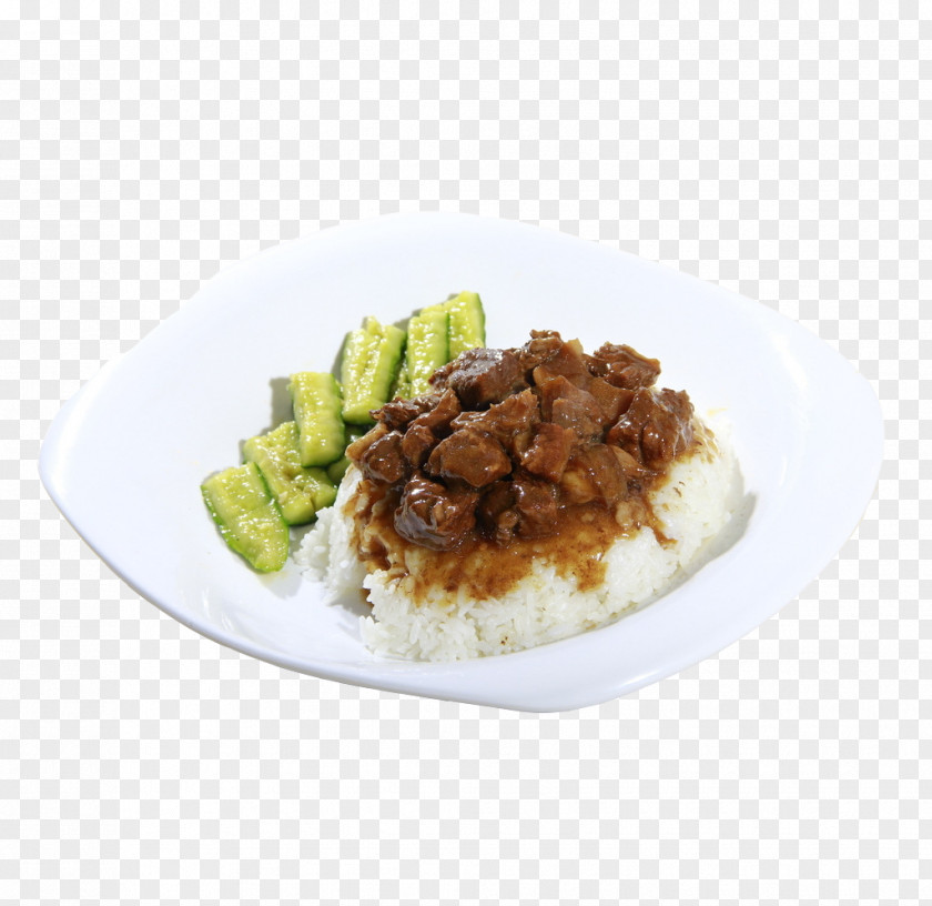 Rice With Beef And Black Pepper Cooked Pot Roast Fried Steak Asian Cuisine PNG