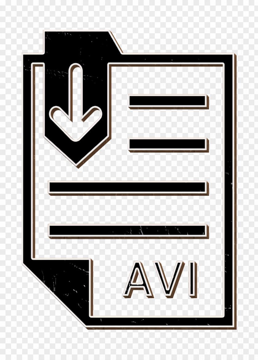 Symbol Rectangle Avi Icon Document File PNG