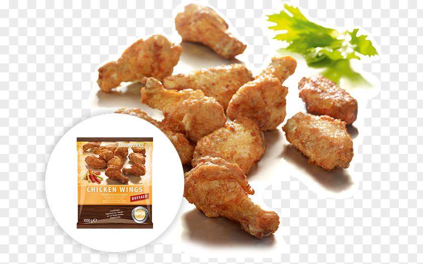 Vegan Buffalo Chicken Nuggets Crispy Fried Nugget Wing Fingers PNG