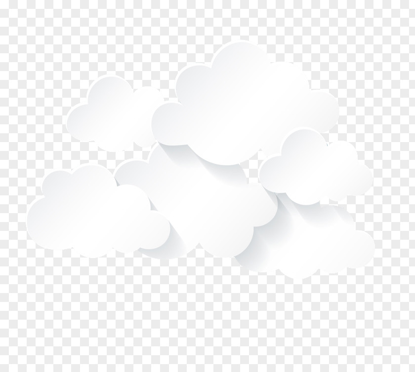 White Clouds Black And Sky Cloud Pattern PNG