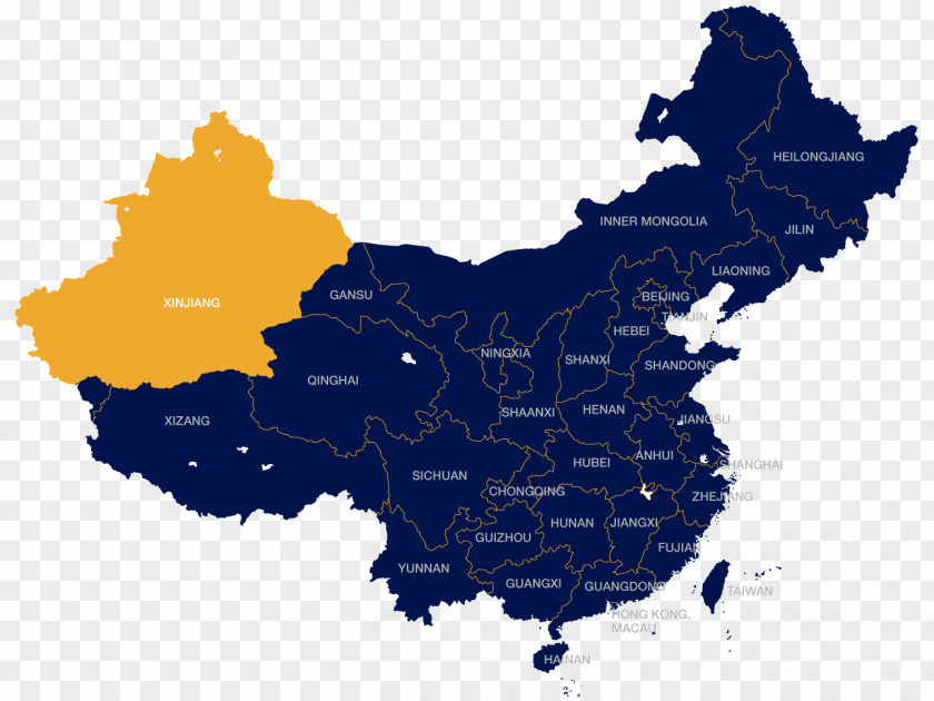 Xinjiang China Vector Map Royalty-free PNG