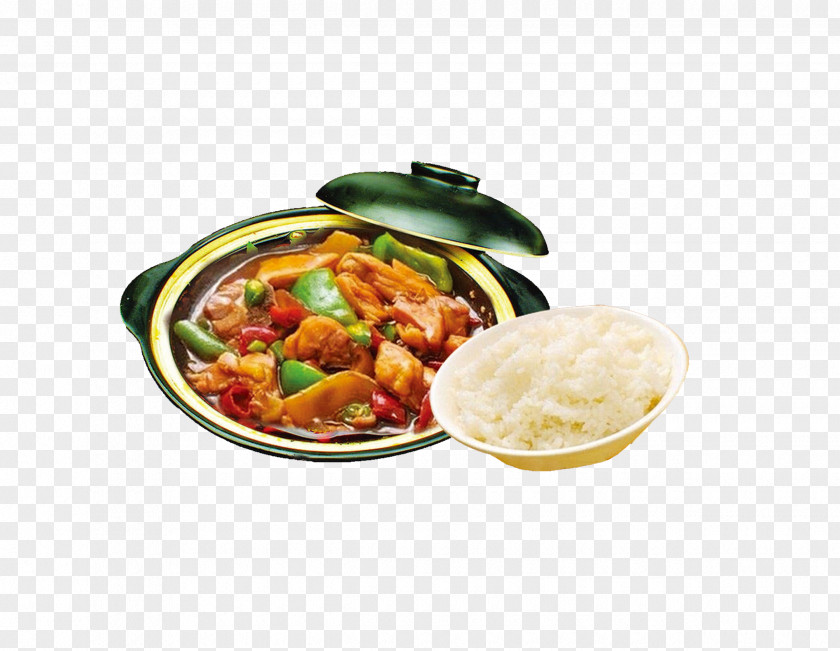 Chicken Rice Casserole Braised Free Material Hainanese Cazuela Dish Food PNG