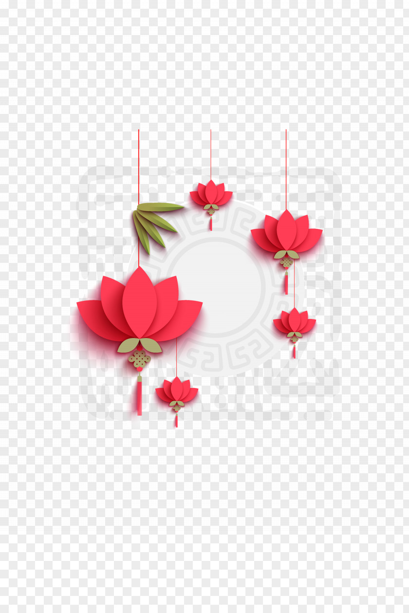 Lotus Lantern China Mid-Autumn Festival Banner Poster PNG