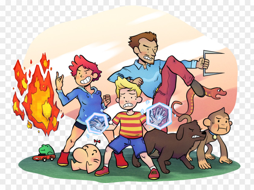 Nintendo Mother 3 Kumatora Image Drawing Illustration PNG