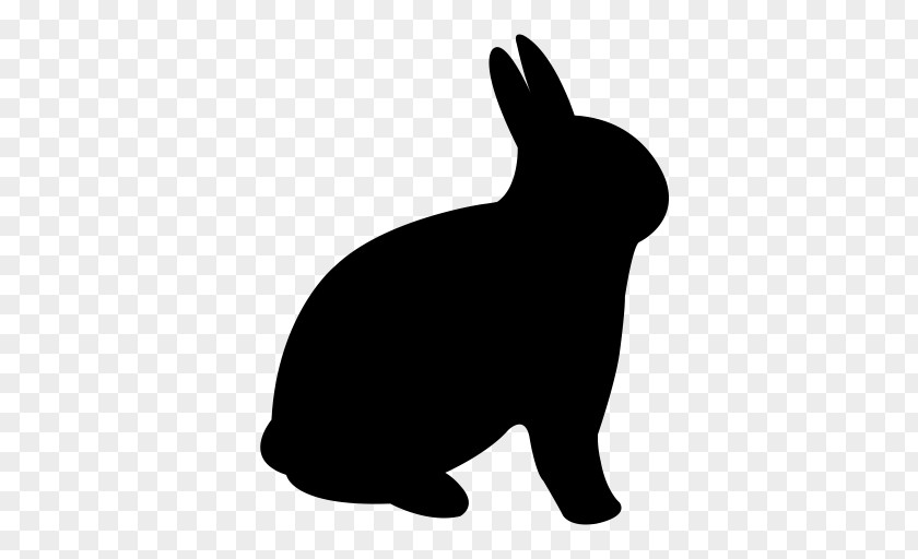 Rabbit Rabbits And Hares Hare Black-and-white Animal Figure PNG