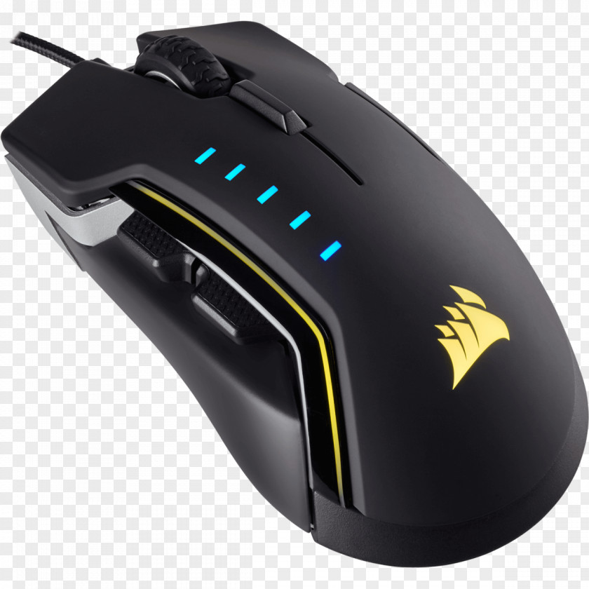 Computer Mouse Keyboard Corsair GLAIVE RGB Gaming Glaive Color Model PNG