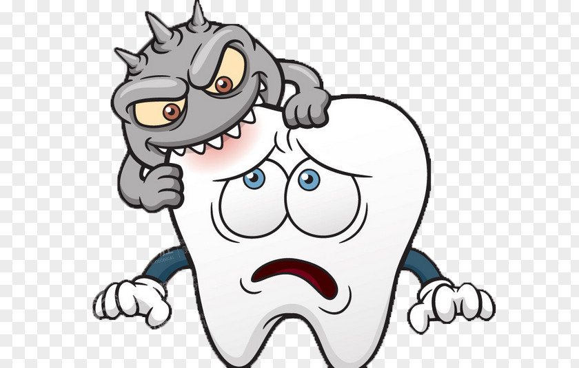 Creative Cartoon Tooth Decay Dentistry Human PNG