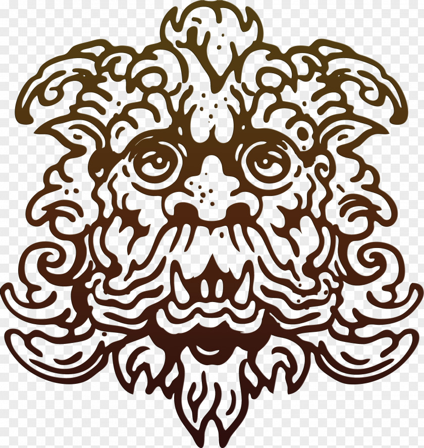 Lions Head Drawing Art Clip PNG