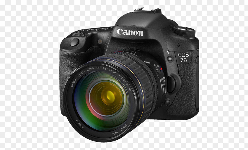 Camera Canon EOS 7D Mark II EF-S 18–135mm Lens EF Mount Digital SLR PNG