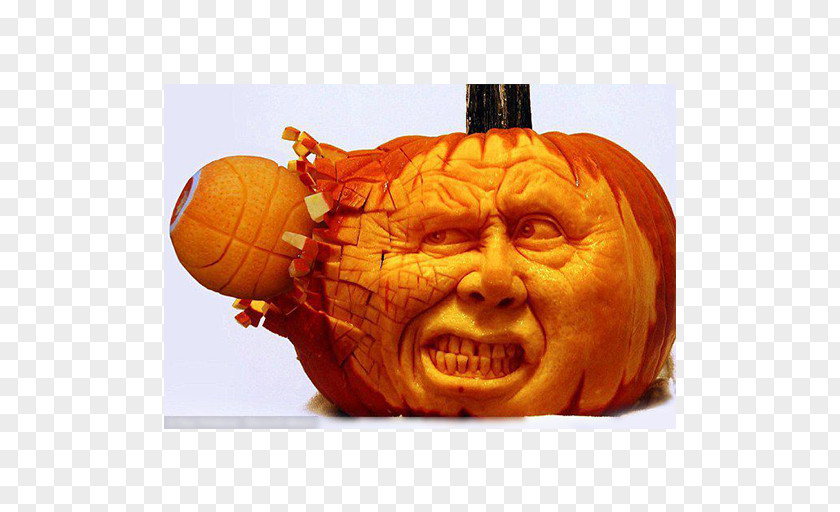Pumpkin Calabaza Jack-o'-lantern Carving Sculpture PNG