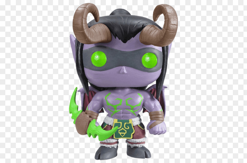 World Of Warcraft Illidan: Funko Illidan Stormrage Action & Toy Figures PNG