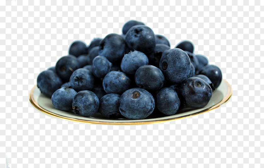Blueberries On A Plate Smoothie Pancake Blueberry Food PNG