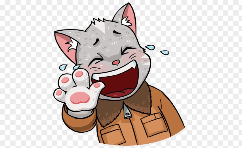 Cat Whiskers Polydactyl Telegram Kamikaze PNG