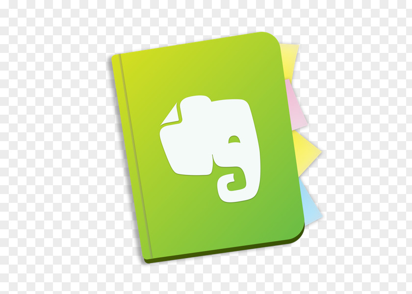 Evernote Brand Green Product Design Logo PNG