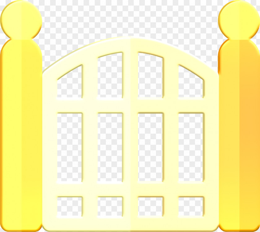 Gate Icon City Elements PNG