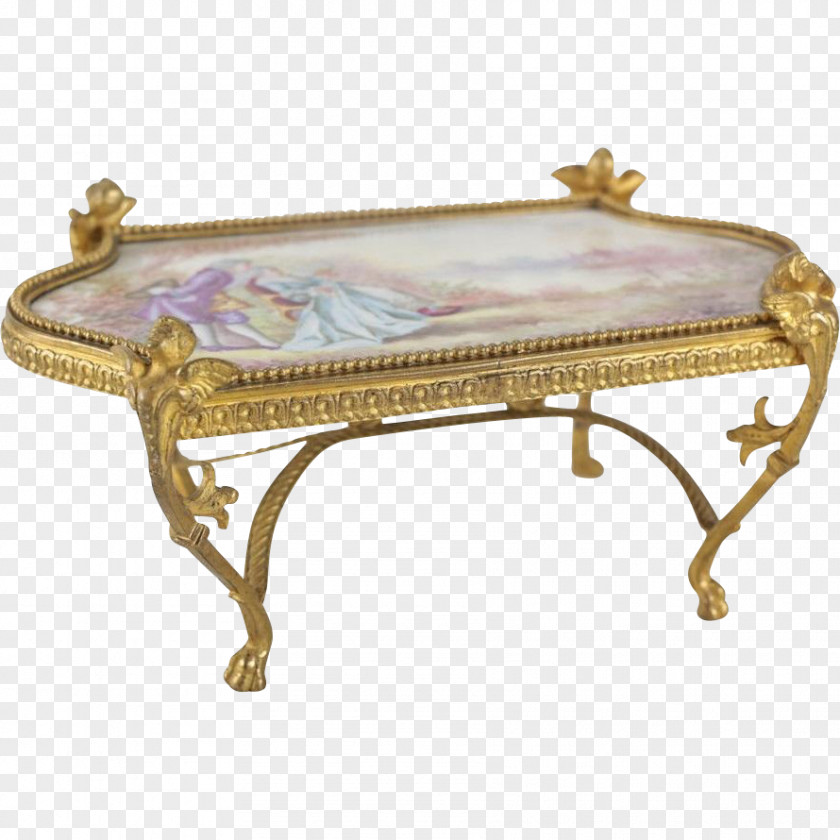 Hand Painted Desk Coffee Tables Rectangle PNG