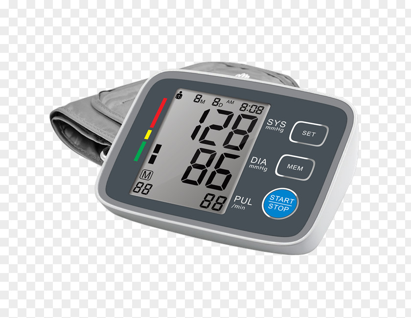 Blood Pressure Cuff Sphygmomanometer Health Monitoring Arm PNG