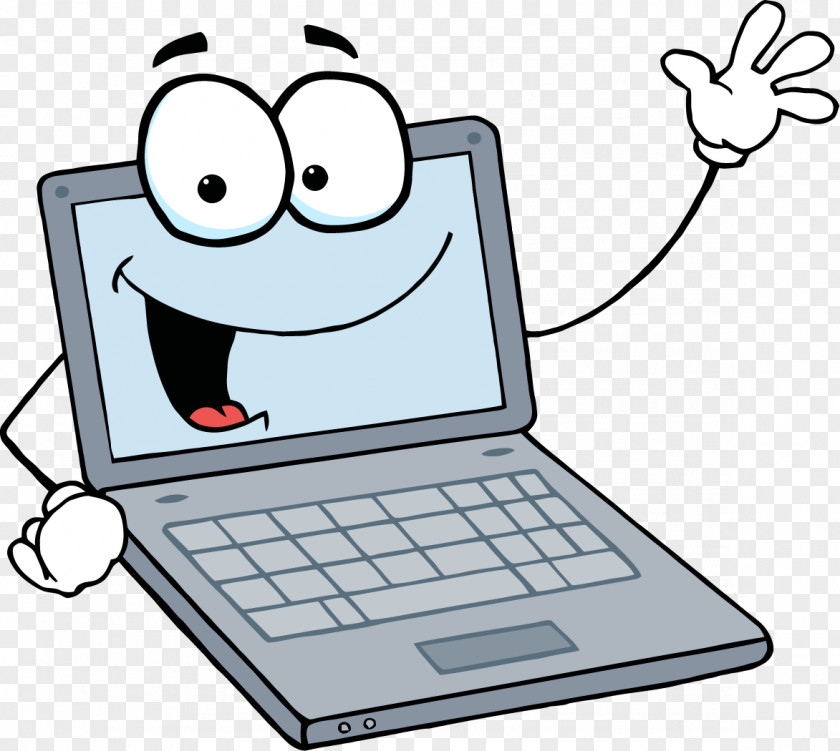 Cartoon Computer Laptop Animation Clip Art PNG