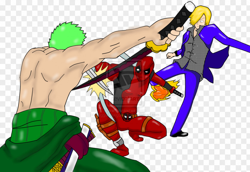 Deadpool Roronoa Zoro Vinsmoke Sanji Usopp Nami Monkey D. Luffy PNG