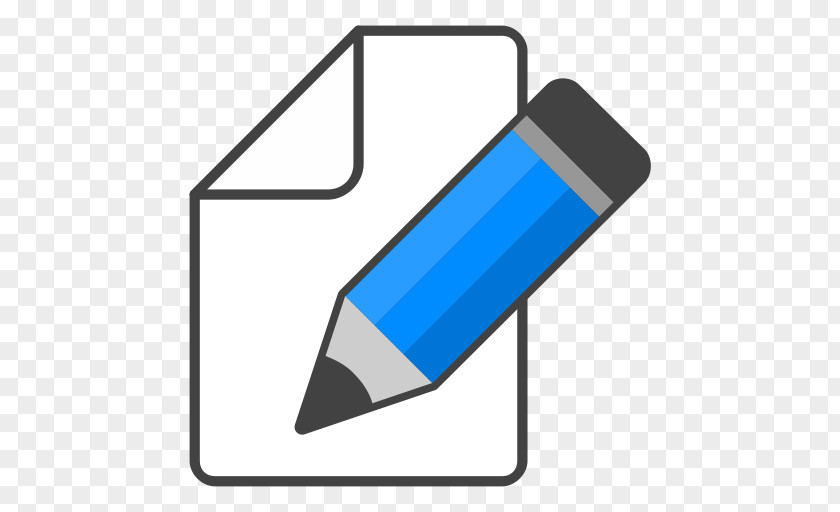 Edit Icon Blue Pencil Apple Image Format PNG