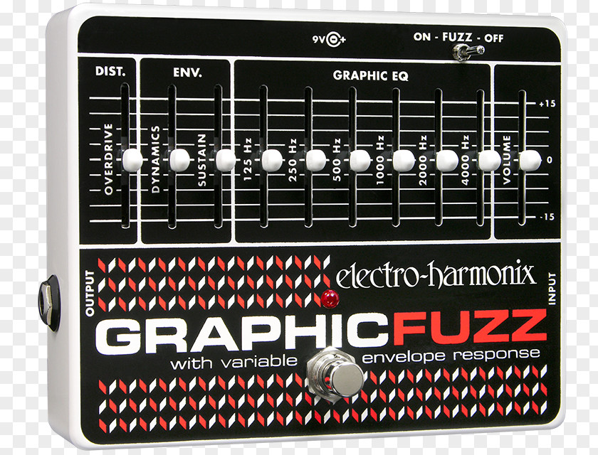 Electric Guitar Distortion Effects Processors & Pedals Fuzzbox Electro-Harmonix HOG 2 PNG