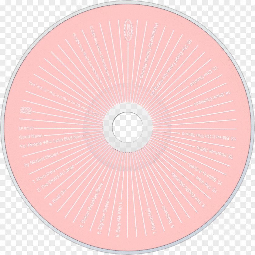 Eye Compact Disc Pink M PNG