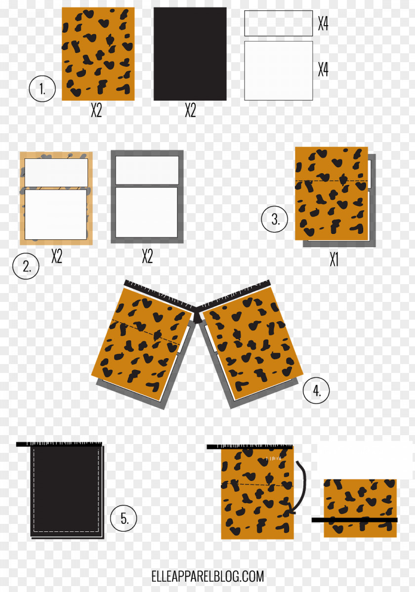 Leopard Print Rectangle PNG