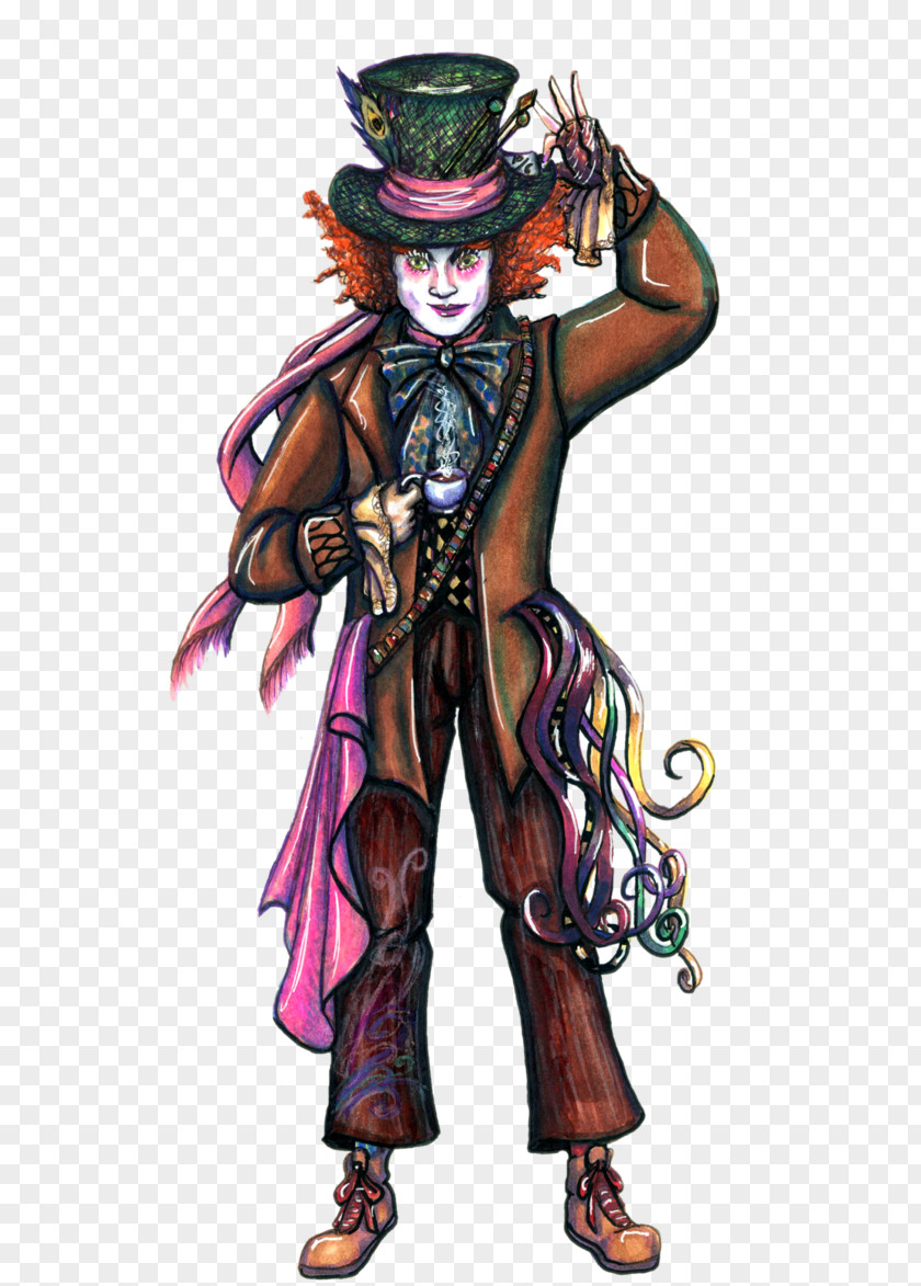 Mad Hatter The Johnny Depp Alice In Wonderland Character PNG