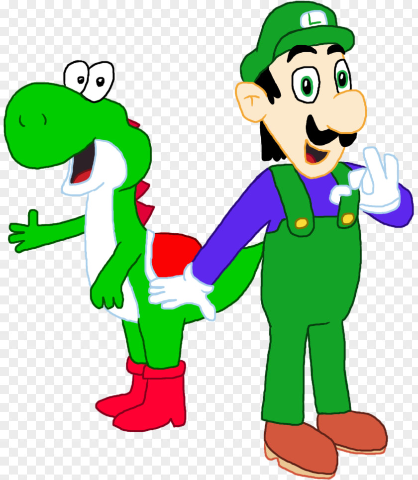 Mushroom Kingdom Mario & Yoshi Luigi Bowser PNG