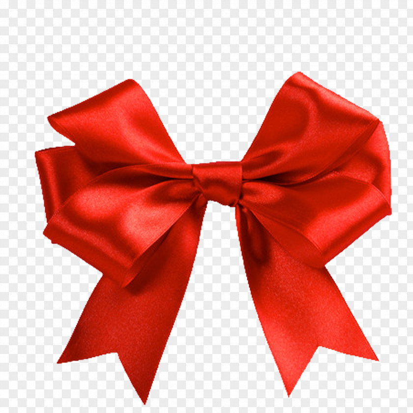 Red Bow Silk Download PNG