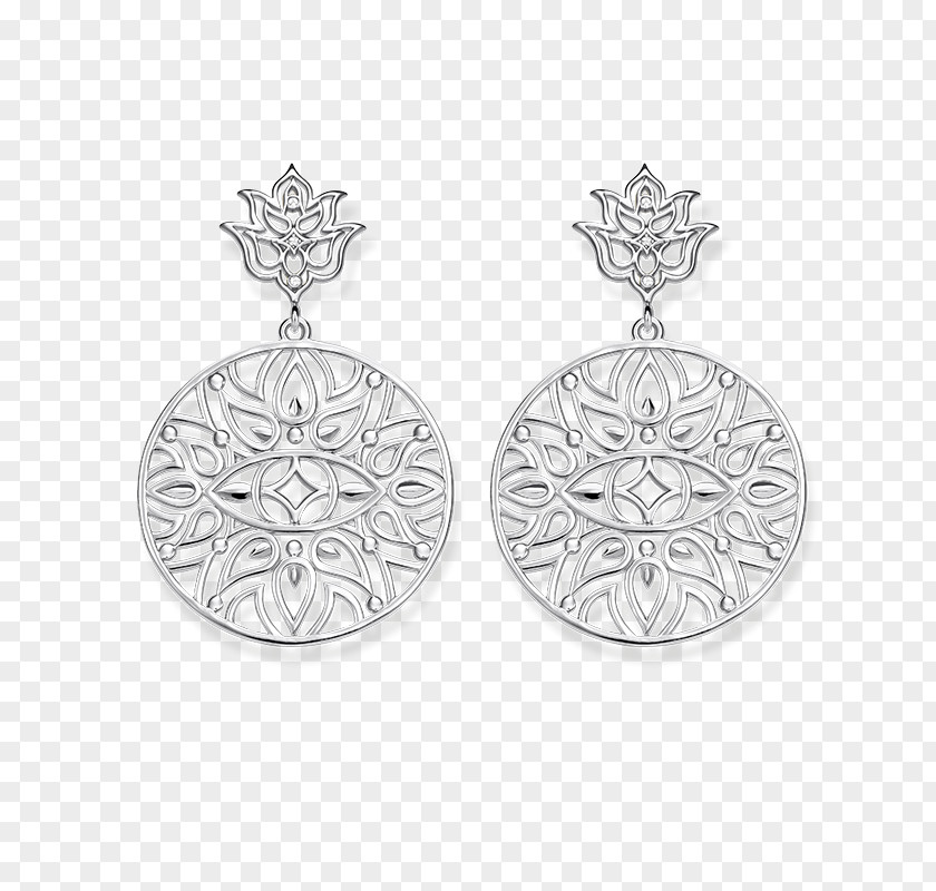 Silver Earring Jewellery Charms & Pendants Clock PNG