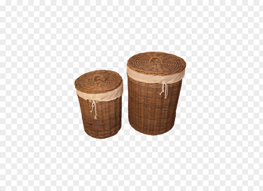 Tree Rattan Basket Wicker Hamper White PNG