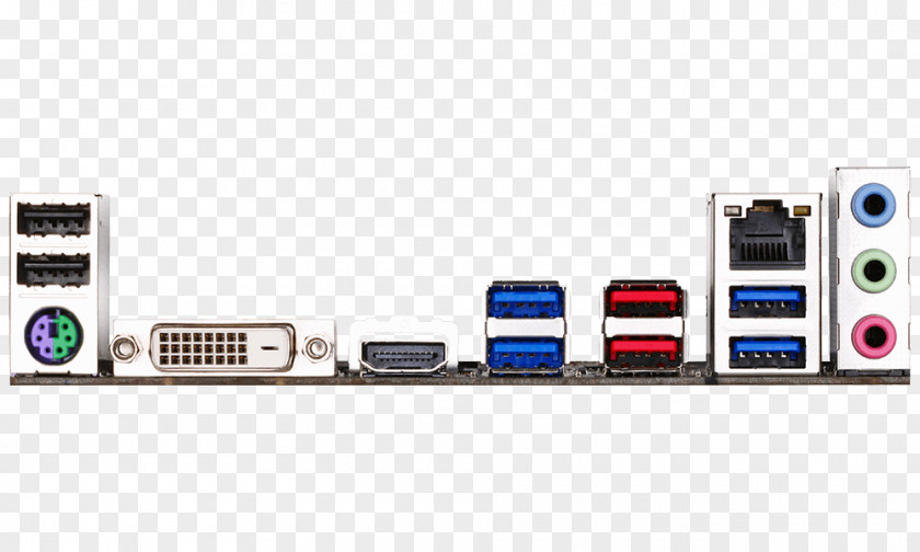 USB Socket AM4 MicroATX Motherboard GIGABYTE GA-AB350M-Gaming 3 PNG