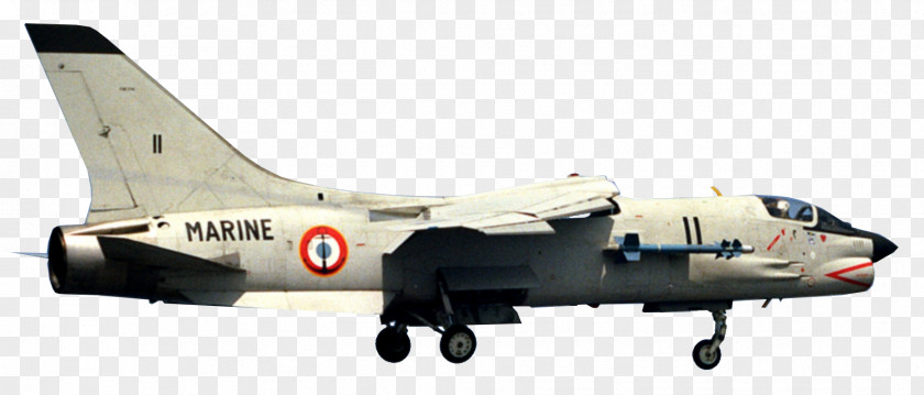 Aircraft Fighter Vought F-8 Crusader Airplane Jet PNG